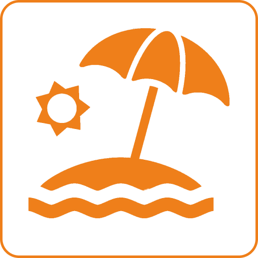 Пляж в 500 метрах